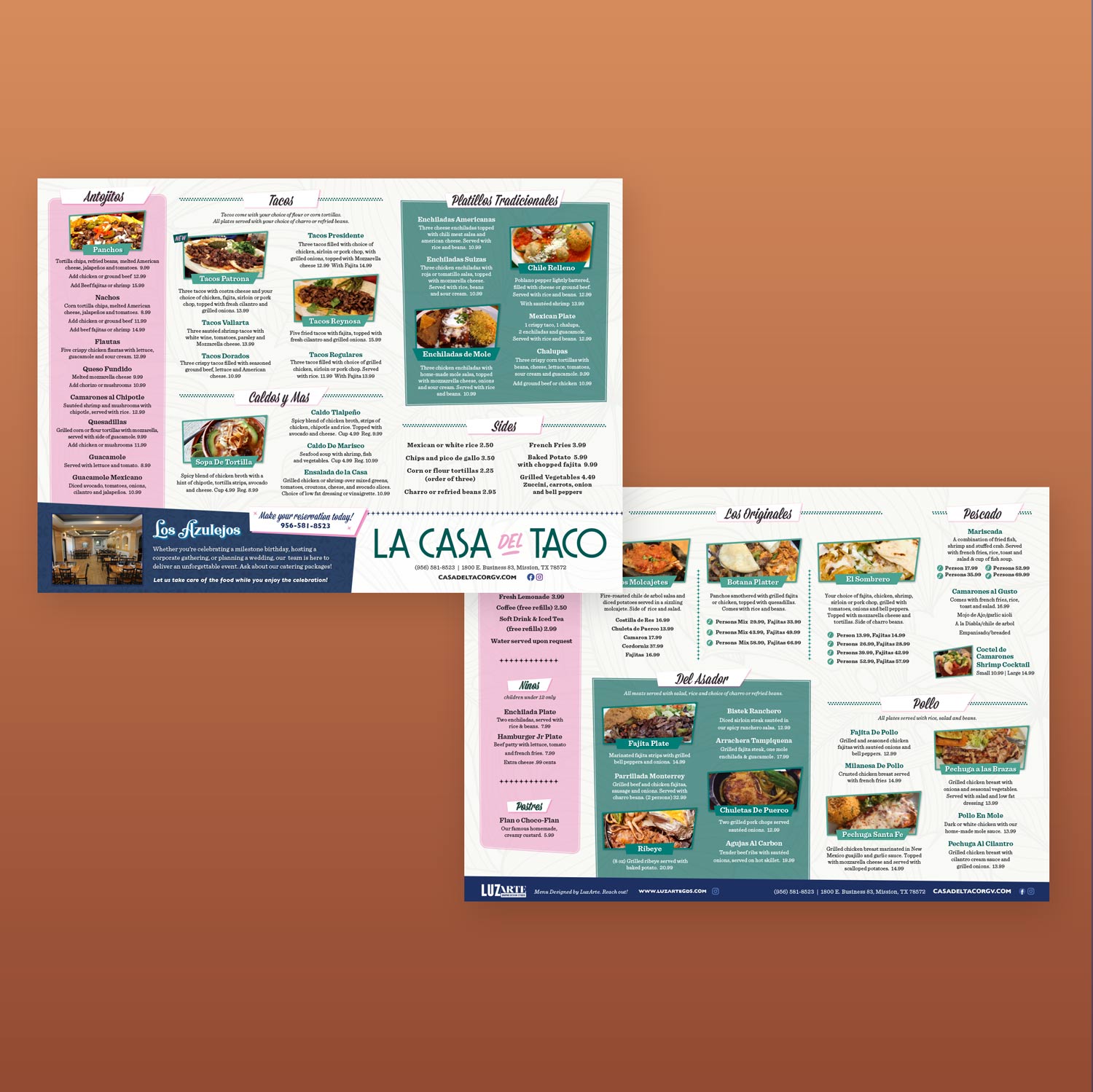 Mexican Restaurant Dinner Menu Mexican Restaurant Menu