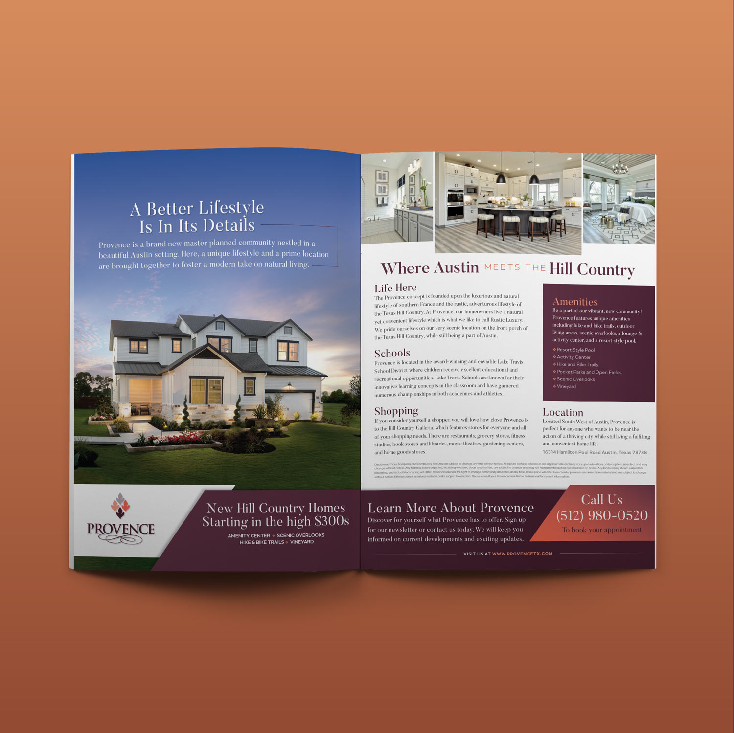 Relocation Guide client ad Client 2page ad spread