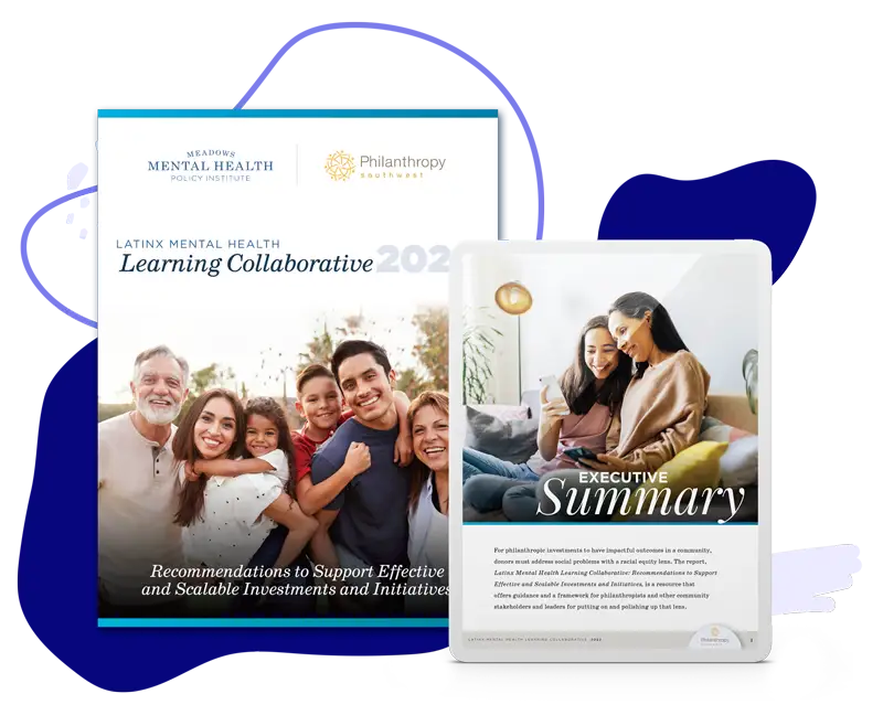 LatinX Medical Brochure Cover and tablet mockup