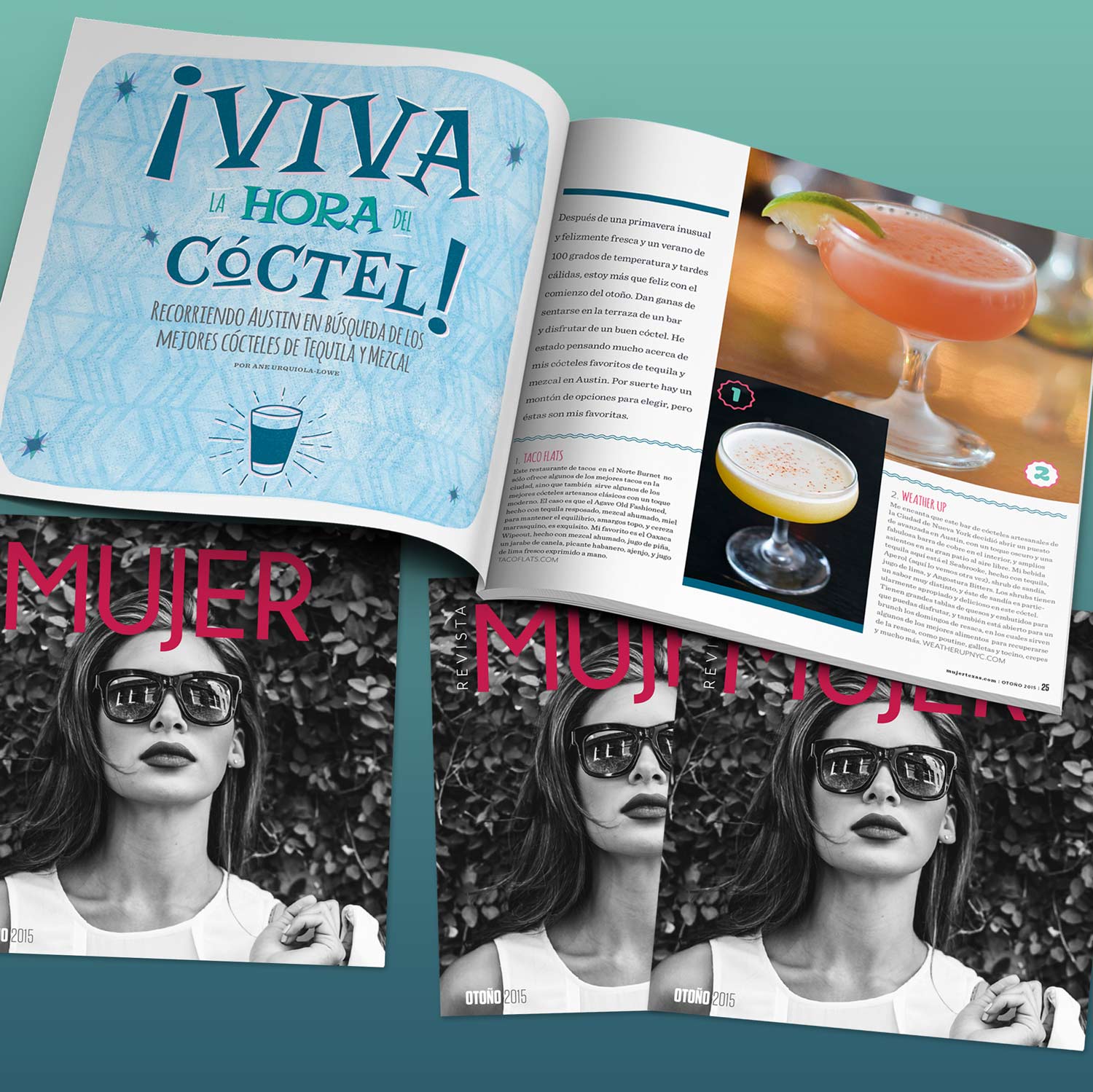 MUJER_Spread Mujer Magazine layout
